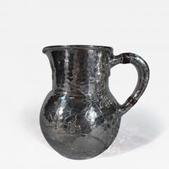  Tiffany Co Tiffany Mixed Metal Hand Hammered Sterling Silver Water Pitcher - 3753337