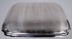  Tiffany Co Tiffany Modern Georgian Sterling Silver Rectangular Tray - 3772313