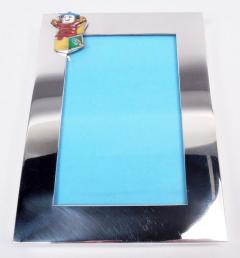  Tiffany Co Tiffany Modern Sterling Silver Enamel Jack in the Box Picture Frame - 4206183
