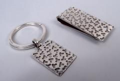  Tiffany Co Tiffany Modern Sterling Silver Key Ring Money Clip - 4537228