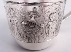  Tiffany Co Tiffany Old Fashioned Sterling Silver Children s Parade Baby Cup - 4190300
