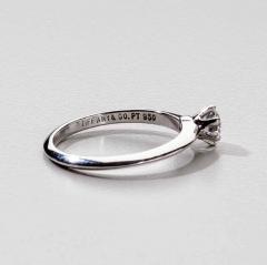  Tiffany Co Tiffany Platinum Engagement Ring with Diamond - 151858