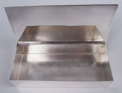  Tiffany Co Tiffany Smart Modern American Sterling Silver Desk Box - 4338672
