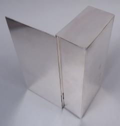  Tiffany Co Tiffany Smart Modern American Sterling Silver Desk Box - 4338673