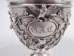  Tiffany Co Tiffany Sterling Silver Baby Cup in Rare Bird s Nest Pattern - 3769685