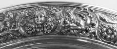  Tiffany Co Tiffany Sterling Silver Tray in Historic Beaux Arts Olympian Pattern - 4239468