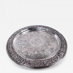  Tiffany Co Tiffany Sterling Silver Tray in Historic Beaux Arts Olympian Pattern - 4242113