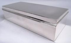  Tiffany Co Tiffany Stylish Midcentury Modern Sterling Silver Desk Box - 3774982