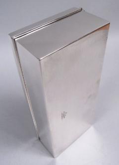  Tiffany Co Tiffany Stylish Midcentury Modern Sterling Silver Desk Box - 3774986