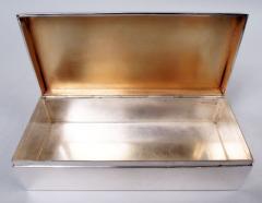  Tiffany Co Tiffany Stylish Midcentury Modern Sterling Silver Desk Box - 4346955