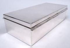  Tiffany Co Tiffany Stylish Midcentury Modern Sterling Silver Desk Box - 4346956