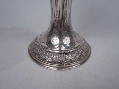  Tiffany Co Tiffany Tall Victorian Classical Sterling Silver Vase - 3764866