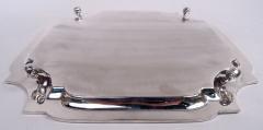  Tiffany Co Tiffany Traditional Georgian Square Cartouche Salver Tray - 4135374