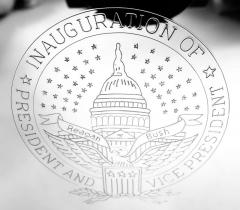  Tiffany Co Tiffany Tray Commemorating 1981 Reagan Bush Inauguration - 4222691