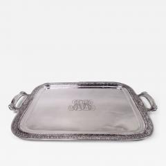  Tiffany Co Tiffany Victorian Classical Large Heavy Sterling Silver Tea Tray - 3828847