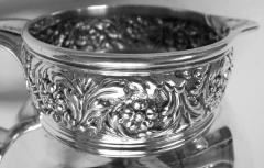  Tiffany Co Tiffany Victorian Classical Repousse Sterling Silver Bar Pitcher - 4117681