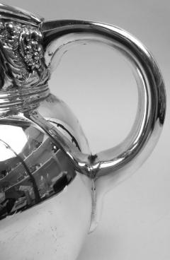 Tiffany Co Tiffany Victorian Classical Repousse Sterling Silver Bar Pitcher - 4117683