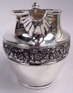  Tiffany Co Tiffany Victorian Classical Repousse Sterling Silver Bar Pitcher - 4117688