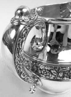  Tiffany Co Tiffany Victorian Classical Repousse Sterling Silver Bar Pitcher - 4117691
