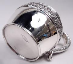 Tiffany Co Tiffany Victorian Classical Repousse Sterling Silver Bar Pitcher - 4117692