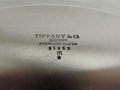  Tiffany Co Tiffany Wartime Era Modern Sterling Silver 10 Inch Round Tray - 3757571