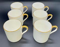  Tiffany Co Tiffany co staffordshire Porcelain Tea Cups and Saucers 12 Pieces - 3700953