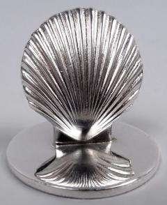  Tiffany Co Twelve Tiffany Midcentury Classical Scallop Shell Place Card Holders - 4337185