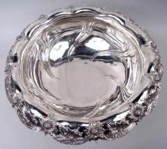  Tiffany Co Very Desirable Tiffany Chrysanthemum Centerpiece Punchbowl - 4543085