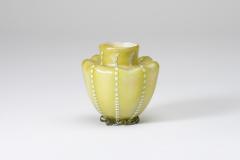  Tiffany Glass Decorating Co Early Decorated Cabinet Vase with Applied Foot - 4766056