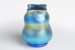  Tiffany Glass Decorating Co Early Decorated Favrile Glass Cabinet Vase - 4686618
