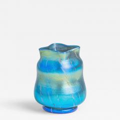  Tiffany Glass Decorating Co Early Decorated Favrile Glass Cabinet Vase - 4688638
