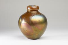  Tiffany Glass Decorating Co Early Decorated Favrile Glass Vase - 4532980
