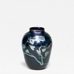  Tiffany Glass Decorating Co Early Decorated Favrile Glass Vase - 4716340