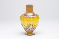  Tiffany Glass Decorating Co Early Faceted and Decorated Favrile Glass Vase - 4224417