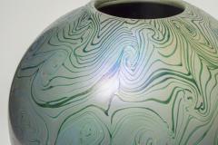  Tiffany Glass Decorating Co Early Monumental Decorated Favrile Glass Vase - 4444961