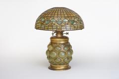  Tiffany Glass Decorating Co Early Vine Border Table Lamp - 4704610
