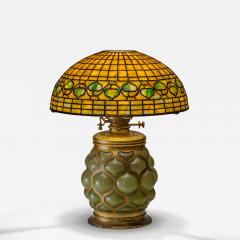 Tiffany Glass Decorating Co Early Vine Border Table Lamp - 4705175