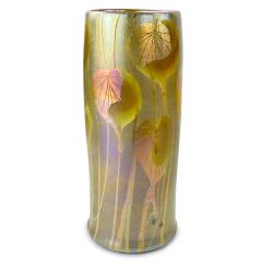  Tiffany Glass Decorating Co Tiffany Glass Decorating Wheel Carved Favrile Glass Vase - 4405677