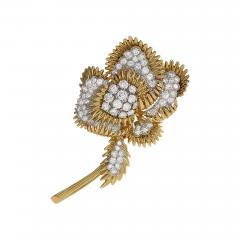  Tiffany and Co Gold and Platinum Brooch with Diamonds by Tiffany Co  - 919189