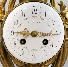  Tiffany and Co Louis XVI Style French Gilt Bronze Cartel Wall Clock Retailed by Tiffany and Co  - 554282