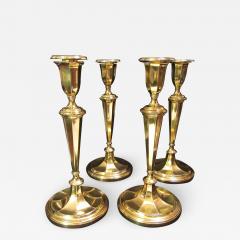  Tiffany and Co Tiffany Co Gold Plated Sterling Silver Candlesticks - 1179737