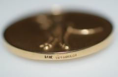  Tiffany and Co Tiffany Heads and Tails Flip Coin 14K - 1126996