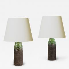  Tilgman KeramiK Pair of Table Lamps by Tilgmans Keramik - 4087243
