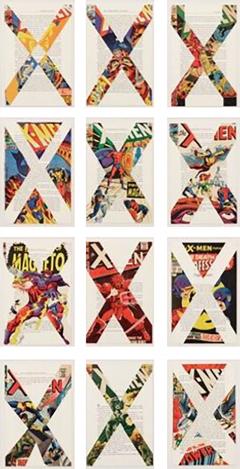  Tim Rollins Studio K O S X Men Malcolm X after Marvel Comics and Malcolm X 1997 - 4043475