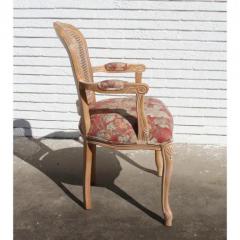  Timeless Carved French Style King Cane Back Chair - 3575671