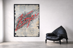  Tisca Bernard Quentin Le Passage du Temps Hand Tufted Wool Art Tapestry France 1998 - 4766978