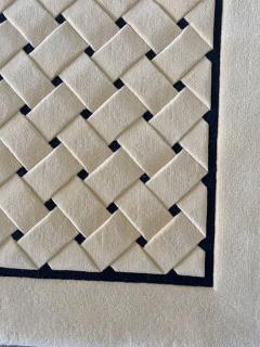  Tisca Hand Tufted Rug Interwoven by Tisca France 1990s - 4766843