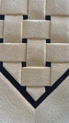  Tisca Hand Tufted Rug Interwoven by Tisca France 1990s - 4766922
