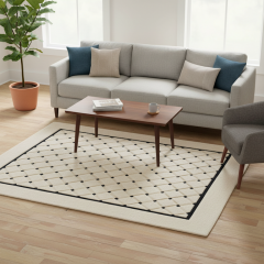  Tisca Hand Tufted Rug Interwoven by Tisca France 1990s - 4766961
