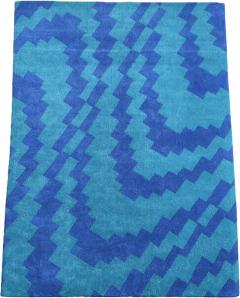  Tisca TISCA LEON Hand Tufted Wool Rug Design by Ulrike Sarvari France 1990s - 4767581